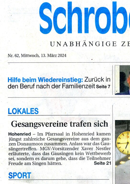 Image: Zeitungsbericht Titelseite Gausingen in Hohenried.jpg